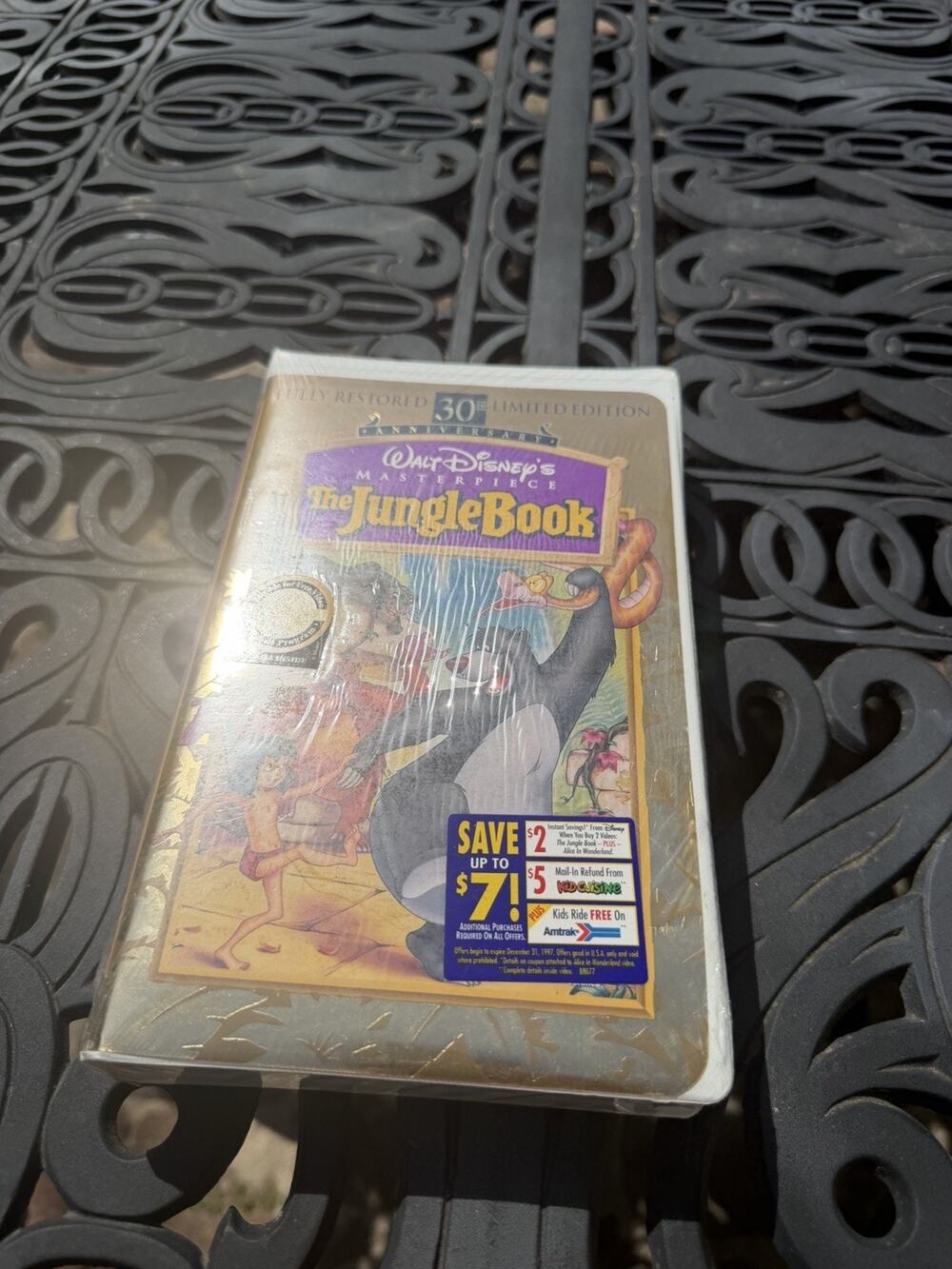 NEW Jungle Book VHS Tape Disney 30th Anniversary Masterpiece Ed Sealed